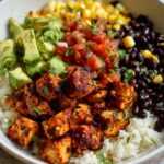 air fryer chicken bowl