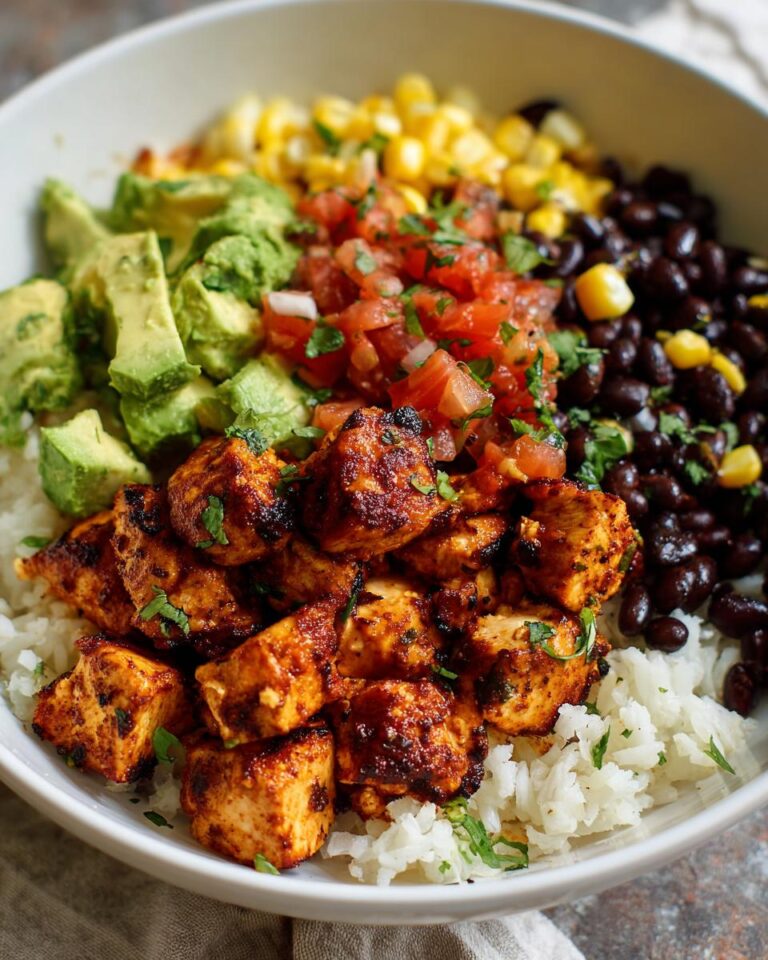 air fryer chicken bowl