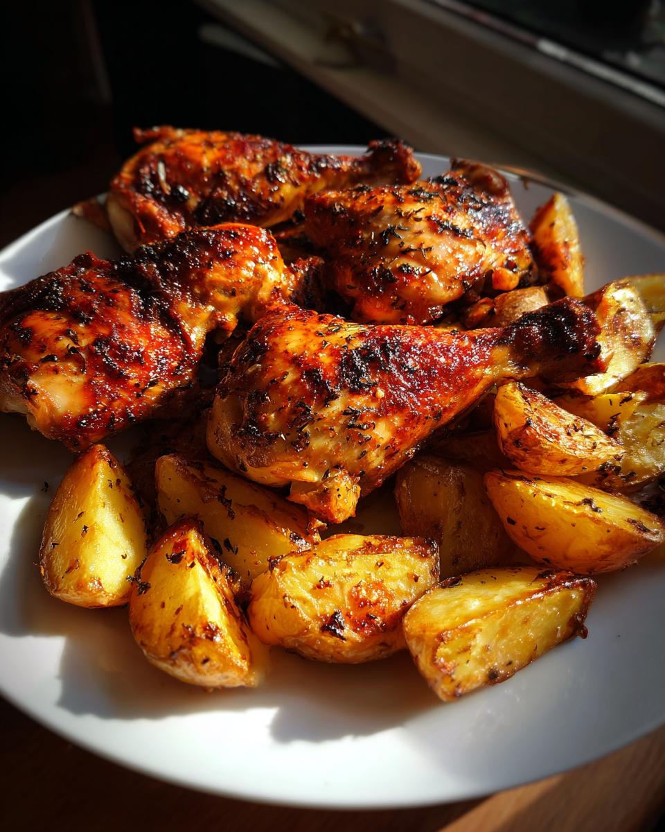 baked chicken potatoes - detail 1