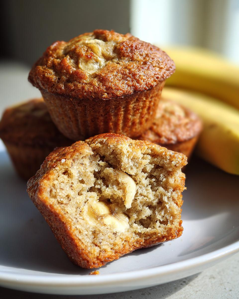 banana muffins meal prep - detail 2