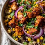 bbq chicken sweet corn bowl easy comfort meal