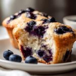 blueberry greek yogurt muffins fluffy soft