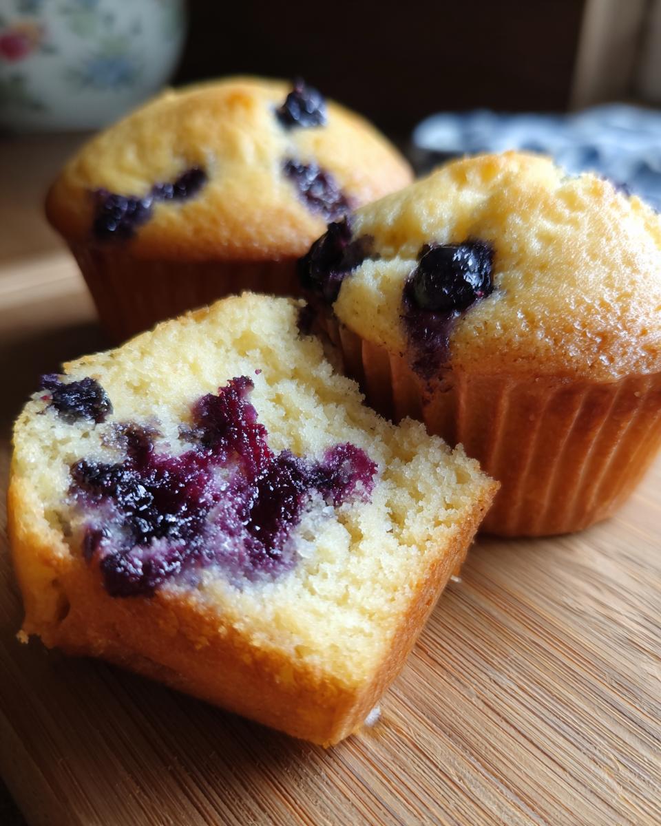 blueberry yogurt muffins - detail 2