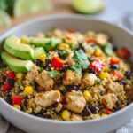 chicken quinoa bowl