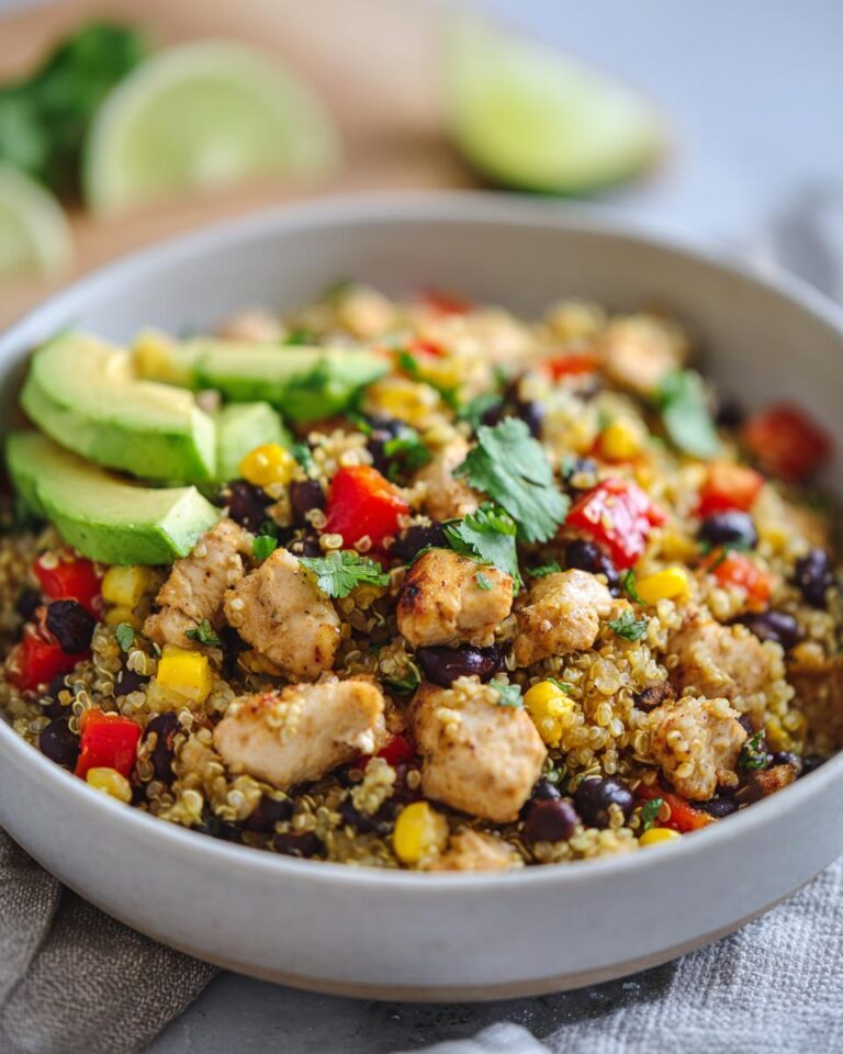 chicken quinoa bowl