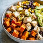 chicken sweet potato bowl