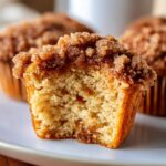 cinnamon streusel greek yogurt muffins bakery style