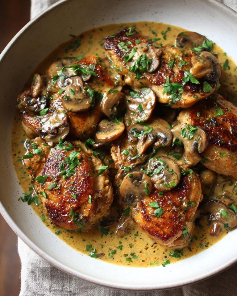 creamy mushroom chicken
