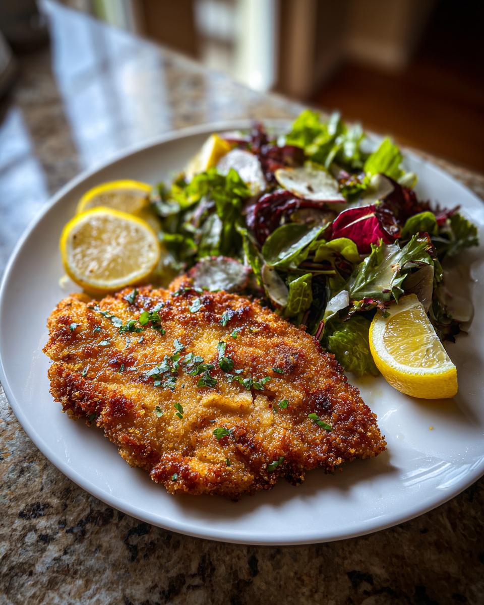 Crispy Chicken Schnitzel: 1 Delicious Recipe