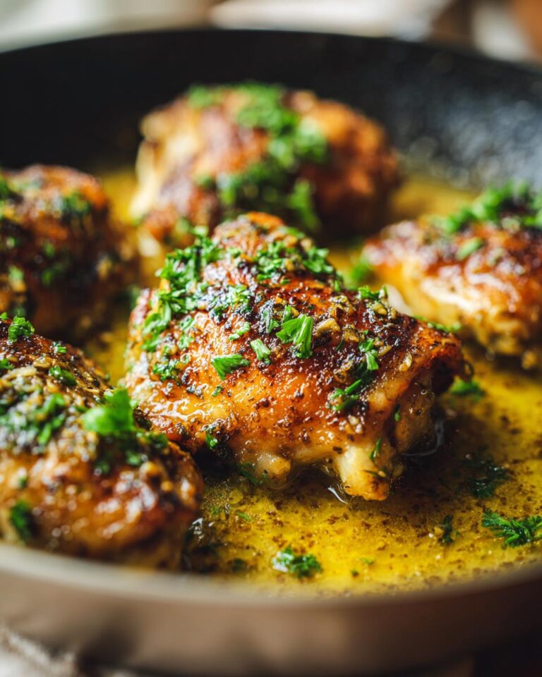 garlic butter chicken thighs