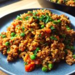 garlic herb ground turkey rice skillet easy meal