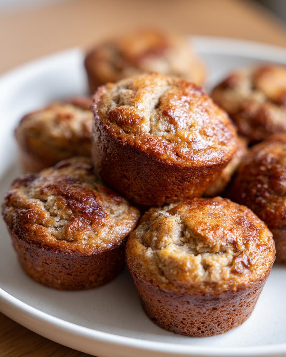 greek yogurt banana mini muffins kid friendly - detail 2