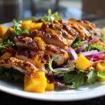 grilled chicken mango salad fresh protein meal