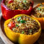 ground turkey stuffed bell peppers healthy dinner