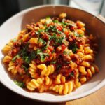 ground turkey tomato basil pasta simple recipe