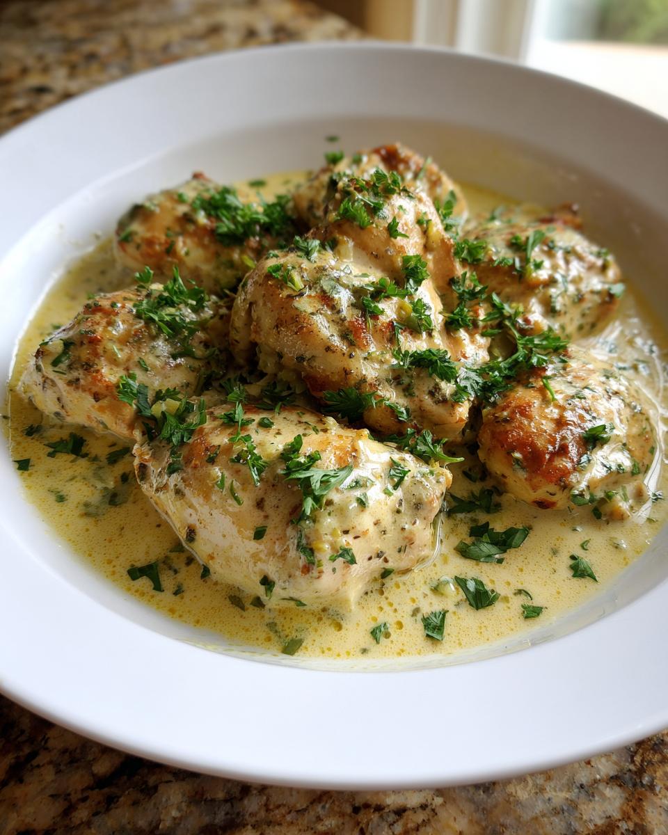 healthy creamy chicken option - detail 2