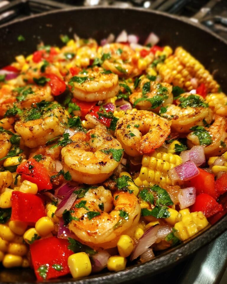 high protein shrimp corn salad fresh summer meal