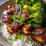 honey garlic chicken rice bowl healthy