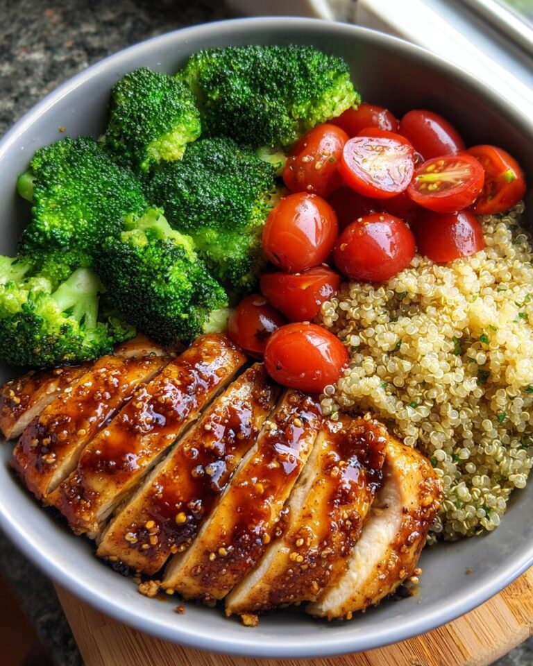 honey mustard chicken bowl