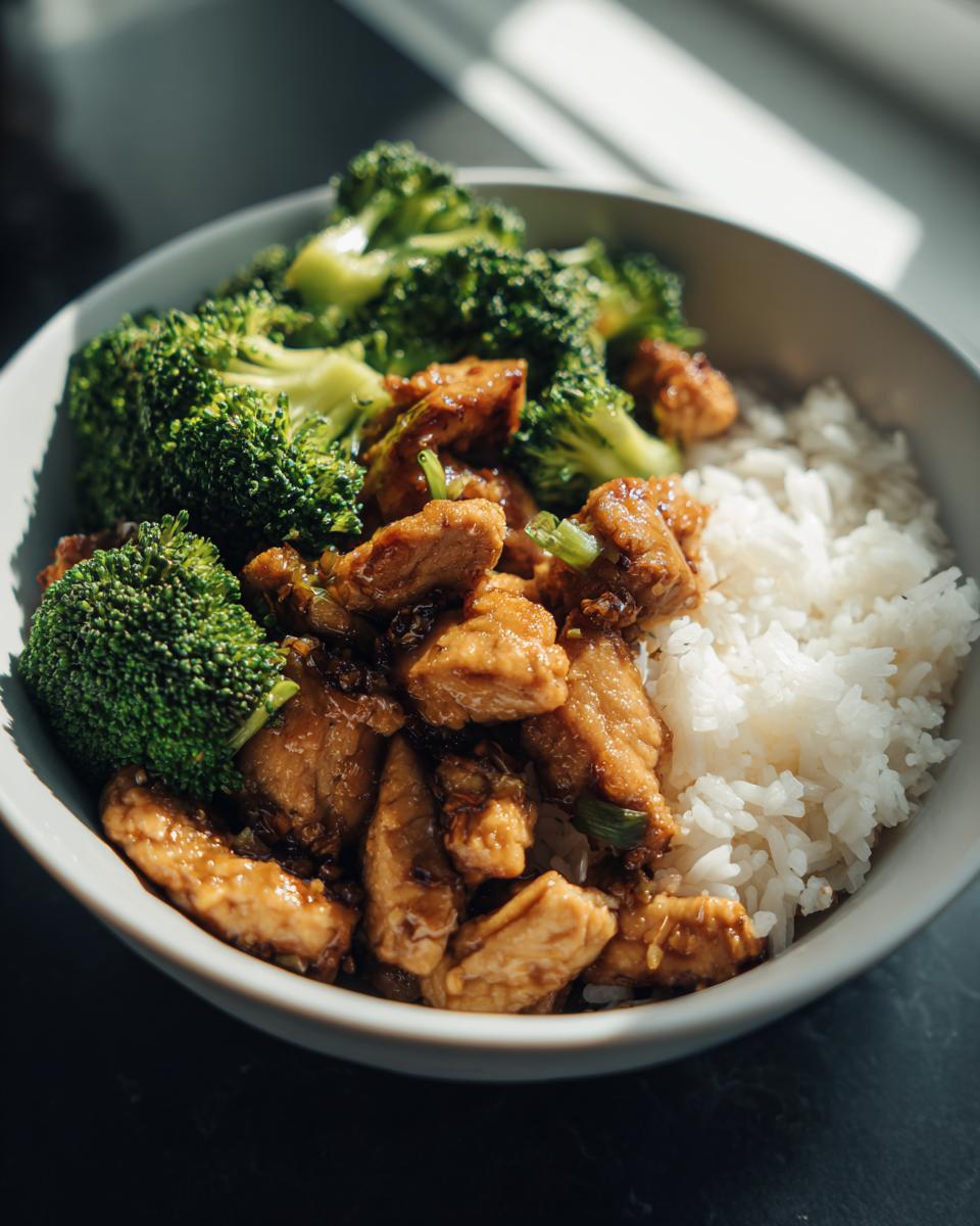 lemon chicken bowl - detail 1