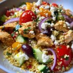 mediterranean chicken couscous bowl fresh healthy