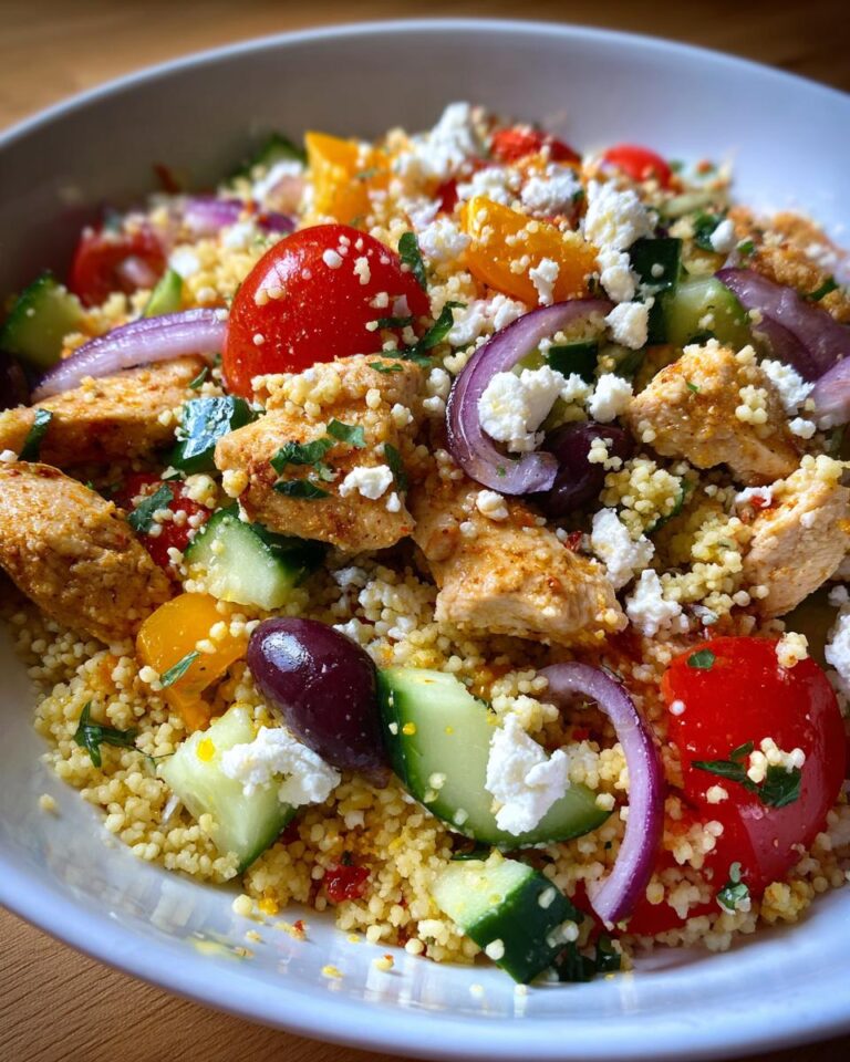 mediterranean chicken couscous bowl fresh healthy