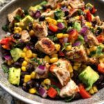 mexican grilled chicken black bean salad high protein