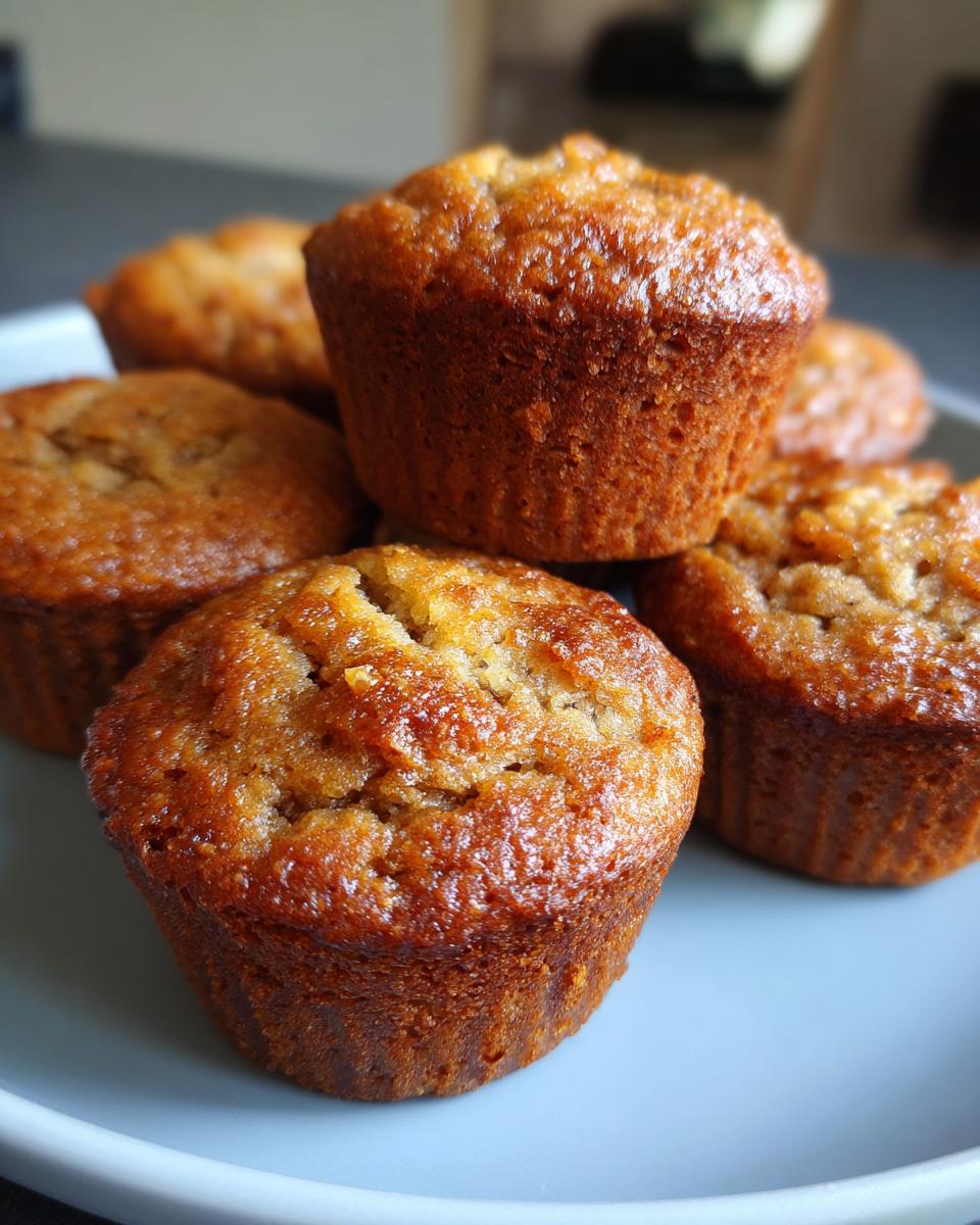 Irresistible Mini Banana Muffins: A 30-Minute Treat 4 mini banana muffins - detail 1
