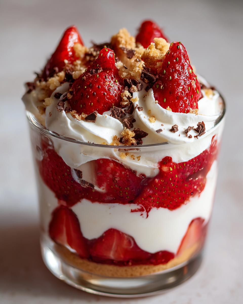 mini strawberry dessert - detail 2