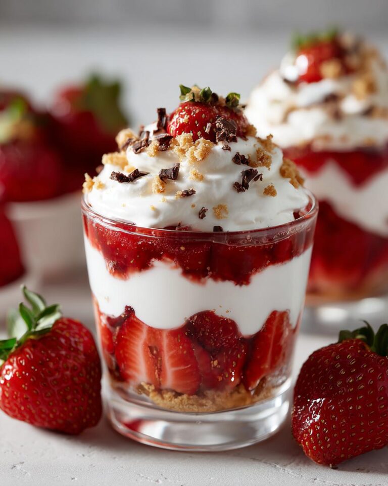 mini strawberry dessert