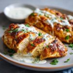 oven baked crispy chicken with greek yogurt sauce healthy