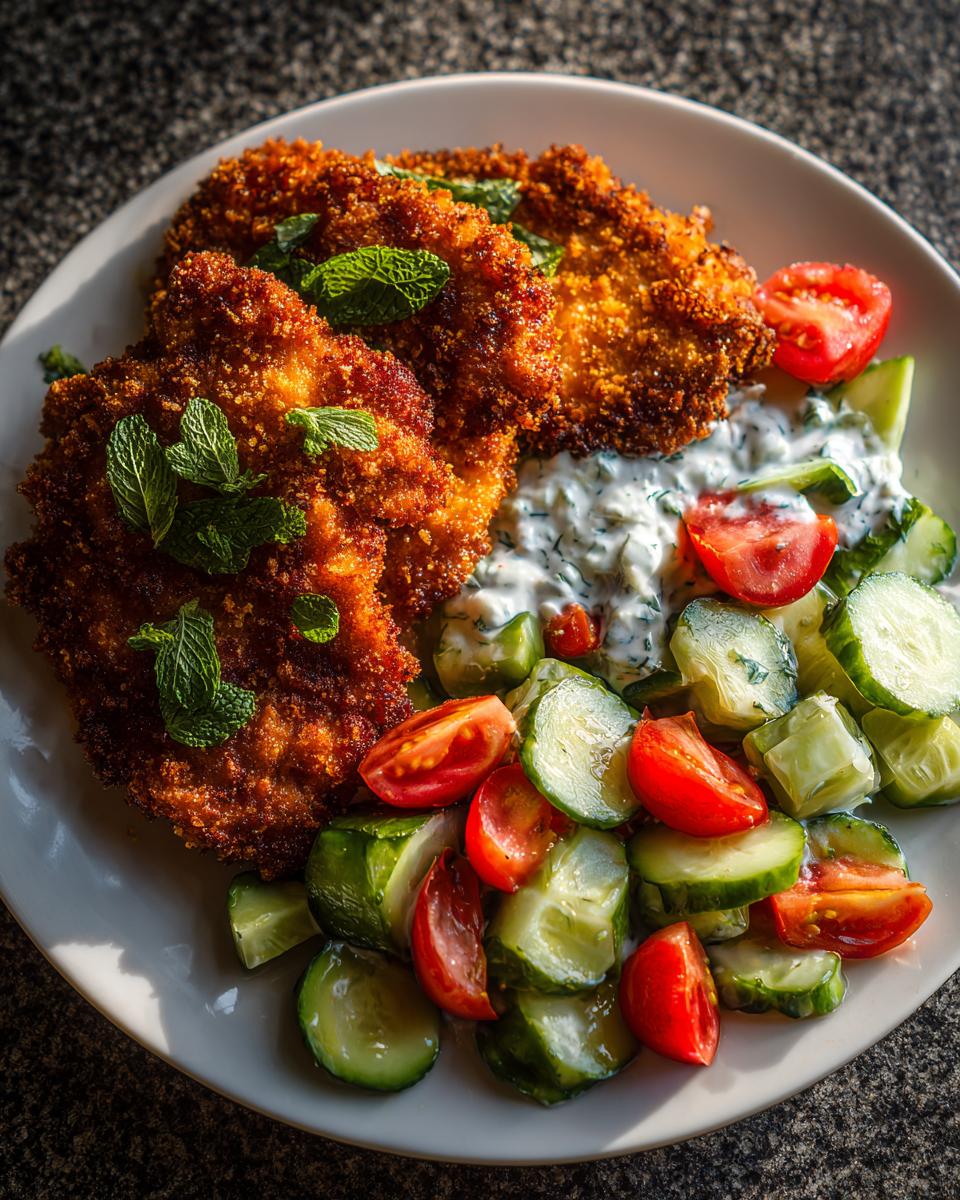 Crispy Panko Chicken & 1 Cool Salad