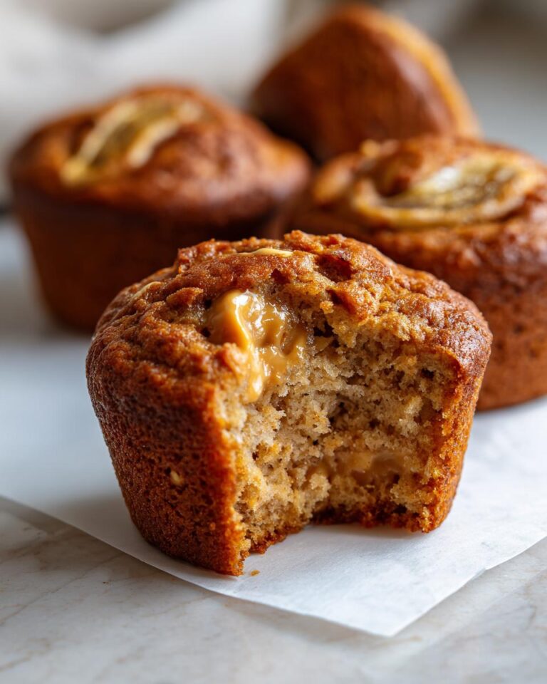 peanut butter banana muffins