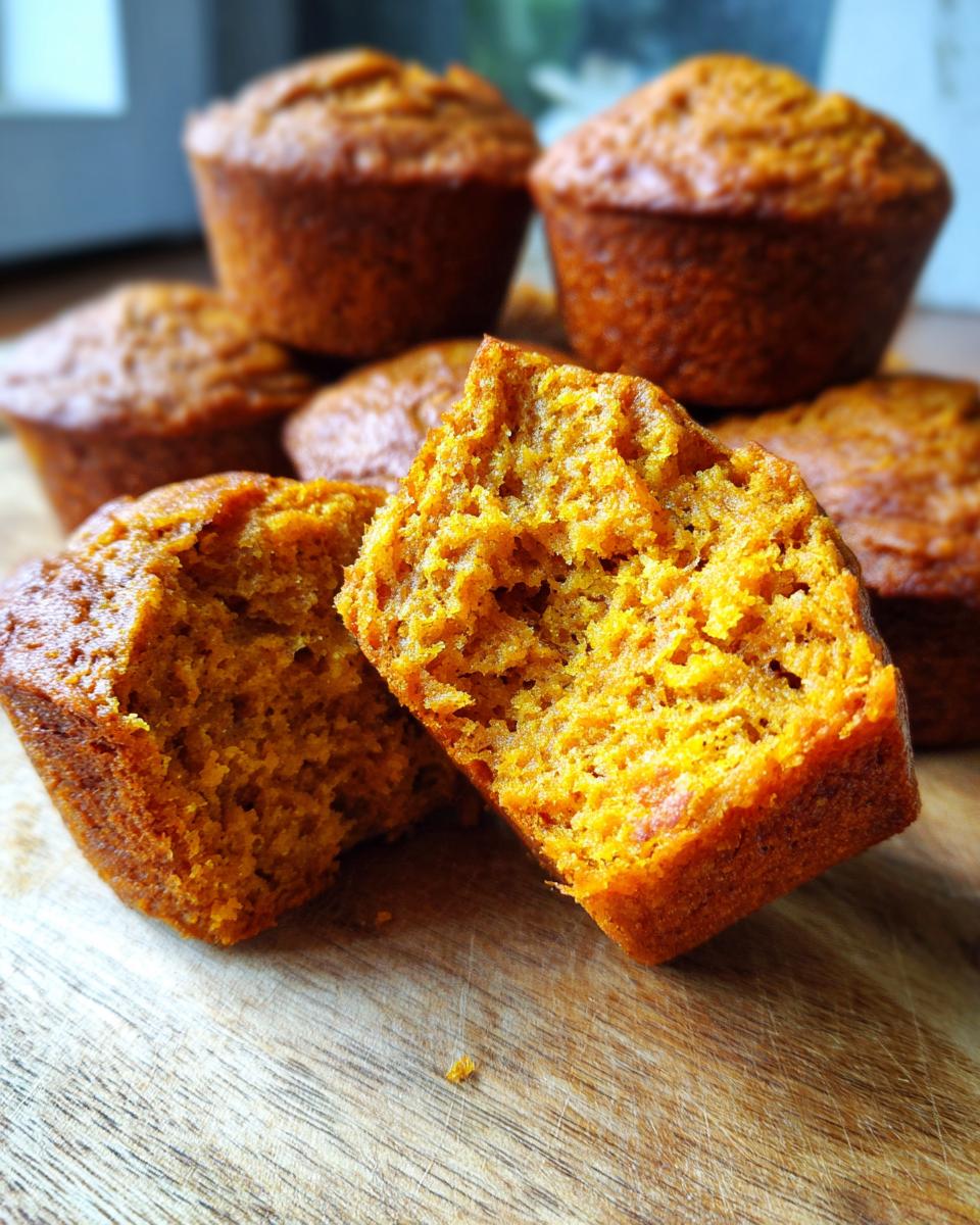 pumpkin greek yogurt muffins moist fall recipe - detail 1