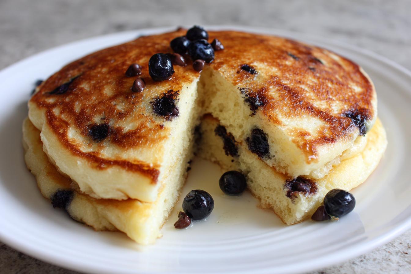 sheet pan pancakes oven baked family breakfast - detail 1