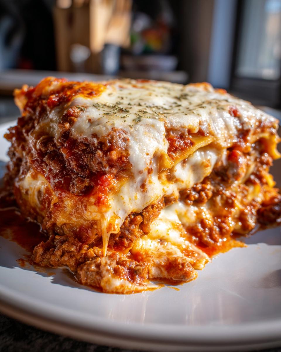 skillet lasagna - detail 2