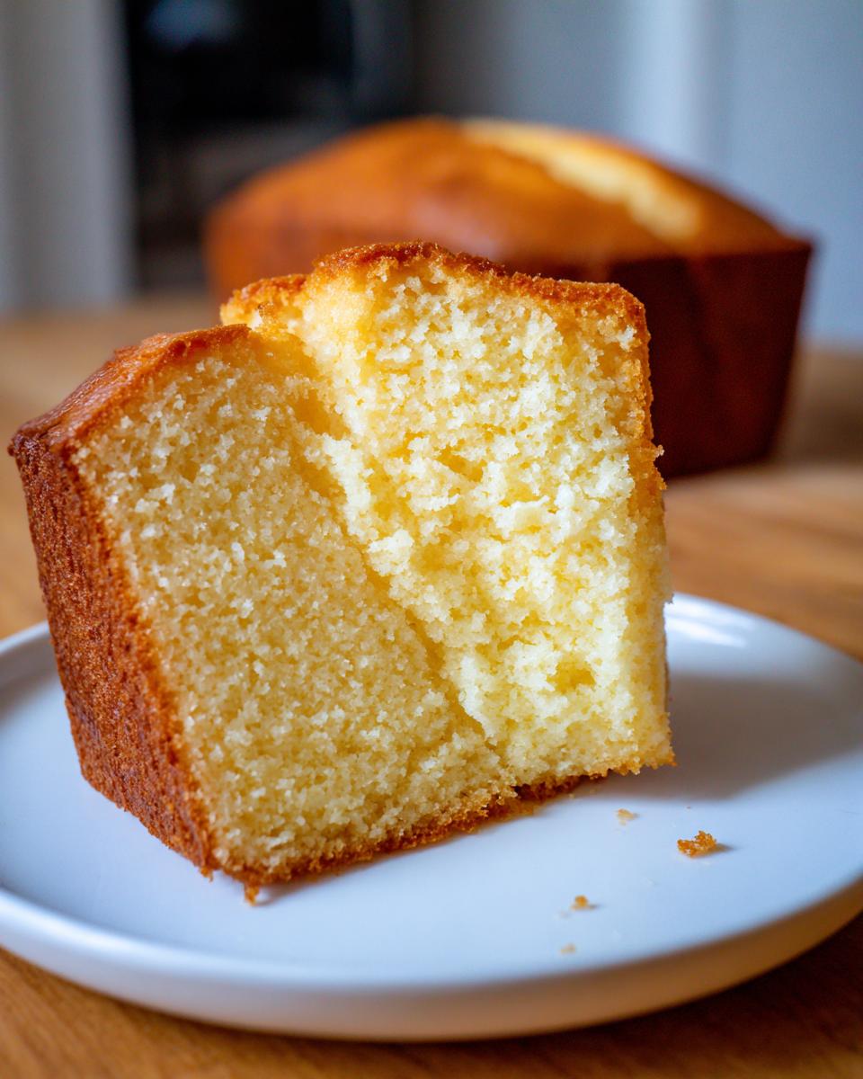 vanilla pound cake - detail 1