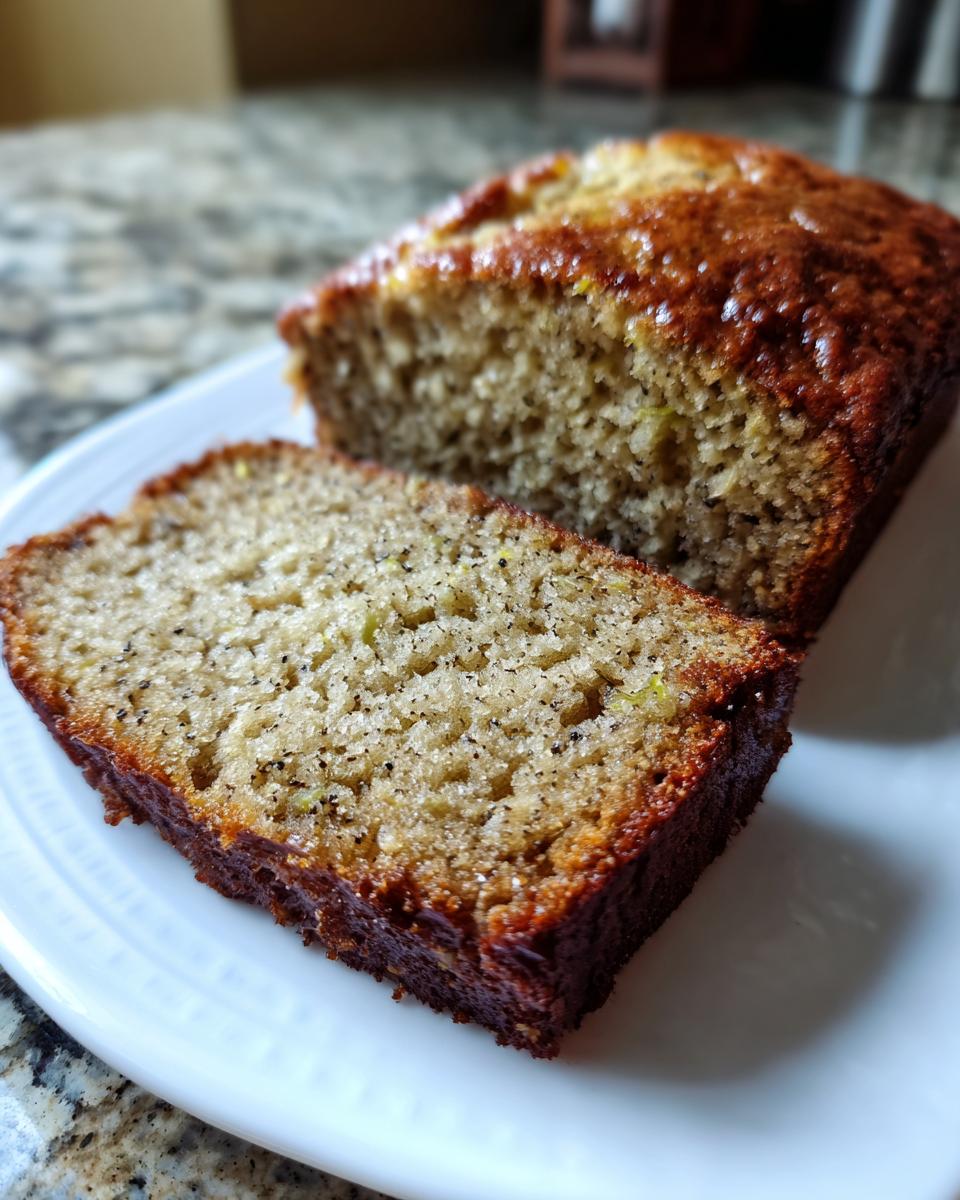 zucchini banana bread - detail 1