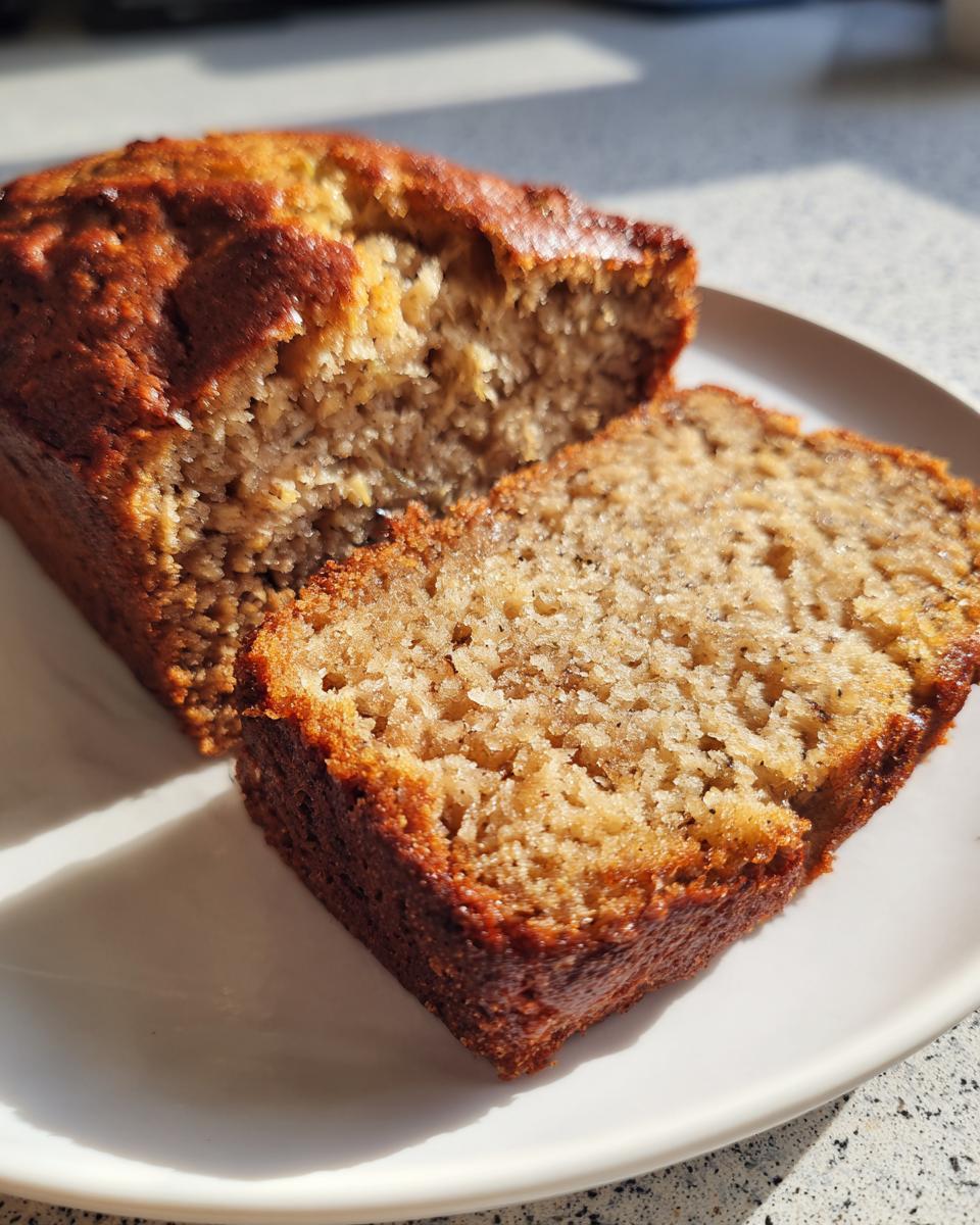 zucchini banana bread - detail 2