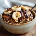 baked oatmeal banana chocolate chips