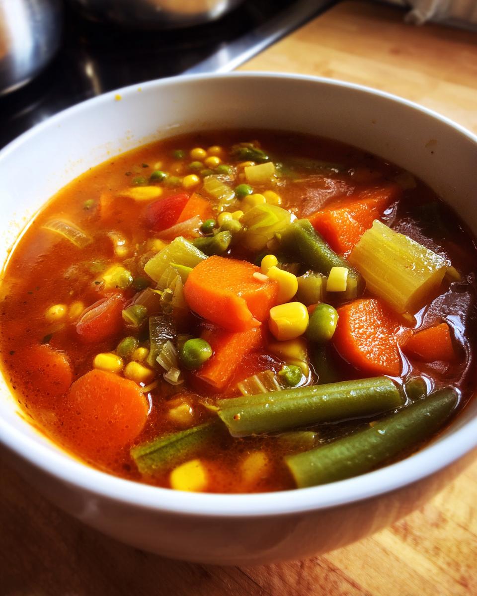 classic homemade vegetable soup grandma - detail 1