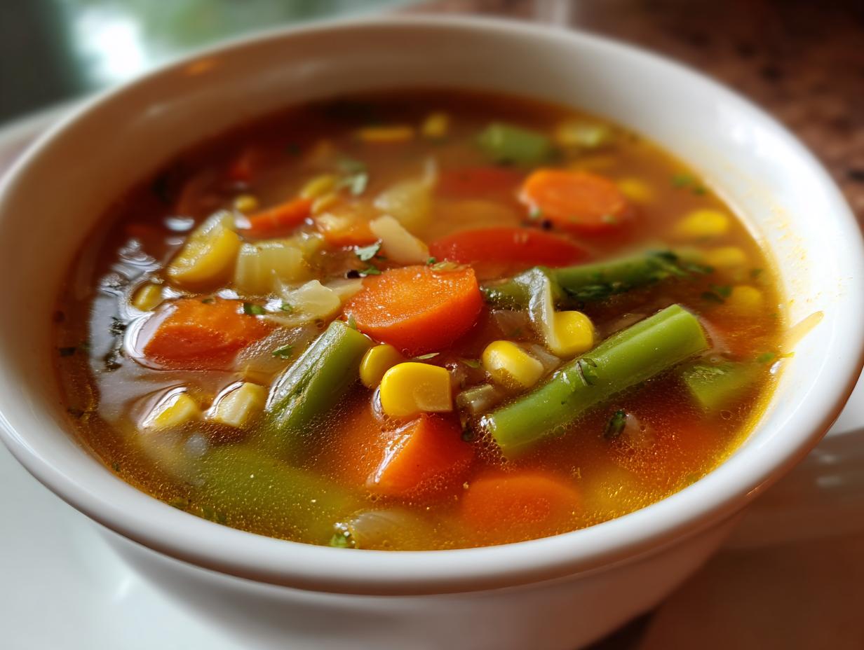classic homemade vegetable soup grandma - detail 2