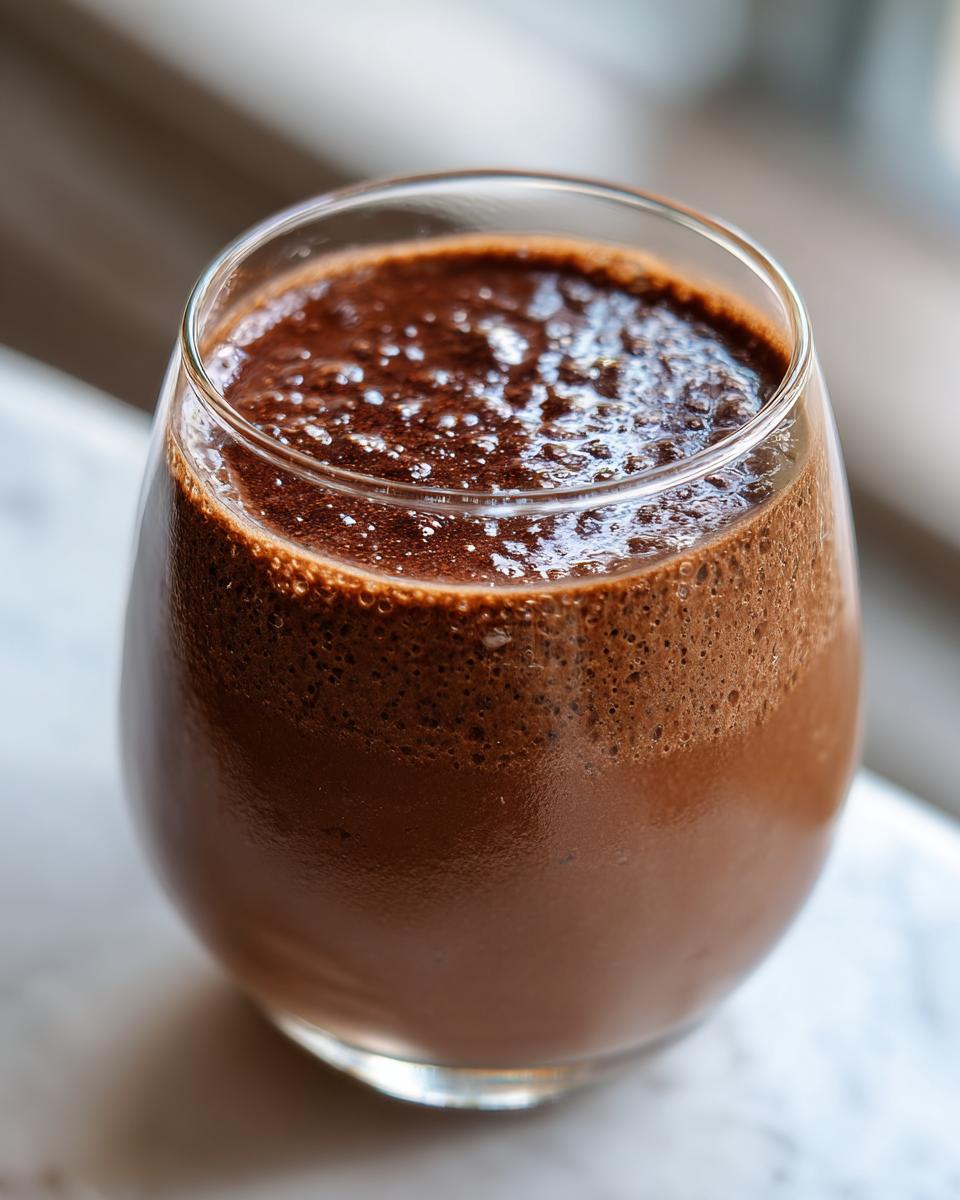 cottage cheese chocolate mousse easy high protein dessert - detail 2