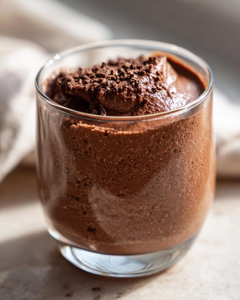 cottage cheese chocolate mousse easy high protein dessert