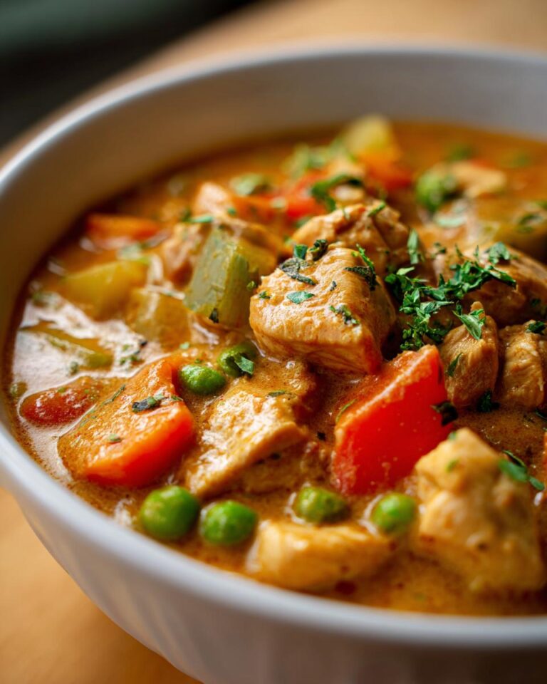 creamy chicken pot pie filling stew