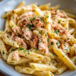creamy lemon salmon pasta express