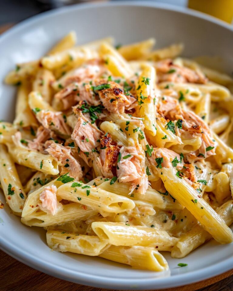creamy lemon salmon pasta express