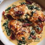 creamy tuscan chicken garlic sun dried tomatoes