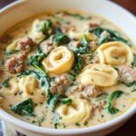 Unbelievable: 1 Soup Brings 4 Minutes of Bliss! 11 creamy tuscan tortellini soup sausage spinach