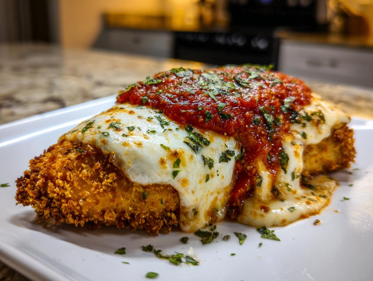 crispy baked chicken parmesan recipe - detail 1